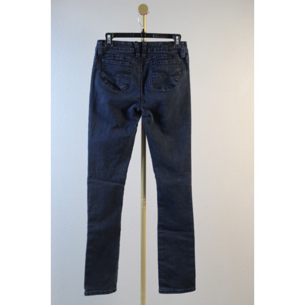 YMI WannaBettaButt Dark Wash Skinny Jeans Blue Denim Womens Size 7 - Picture 2 of 8